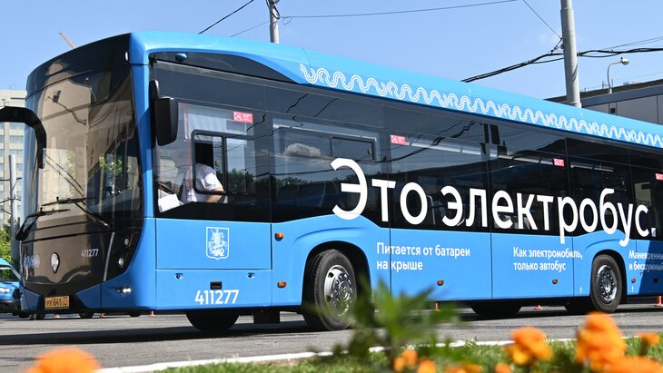 Электробусы вышли на маршрут т86 в трех округах столицы