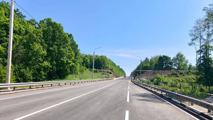 Движение на трассе в Курской области восстановлено после обрушения моста