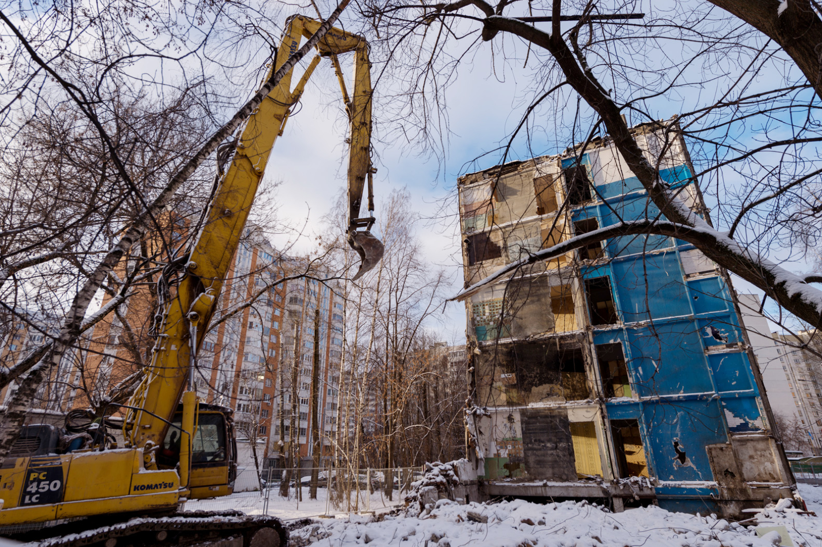 В Москве сносят хрущевки