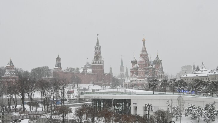Мокрый снег и до трех градусов тепла ожидается в Москве 7 апреля