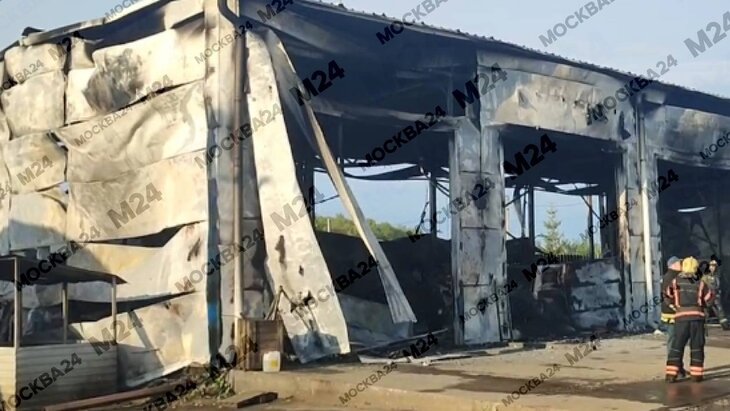 Уголовное дело возбуждено после пожара в автосервисе в подмосковном Подольске