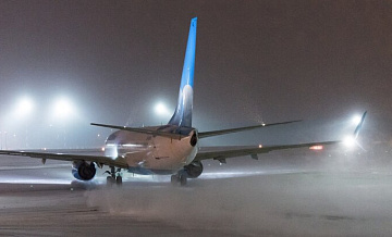 Аэропорты московского региона работали штатно на фоне ледяного дождя