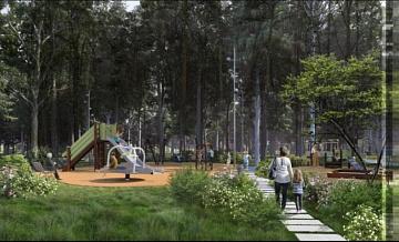 Семь спортивных площадок обновили в Щукинском парке