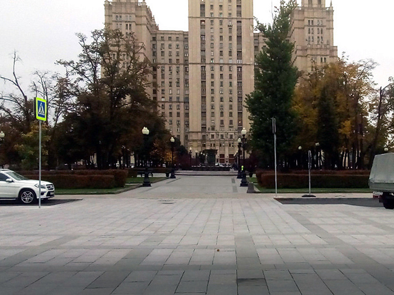 В центре москвы появились