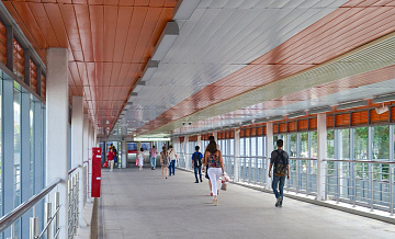 Остановку МЦД «Тушино» соединят крытым переходом с метро
