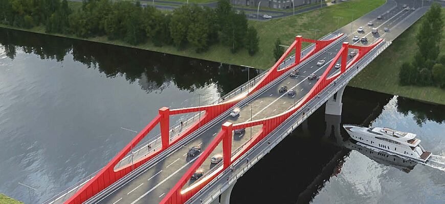 Строительство автомобильного моста начали в Мневниковской пойме