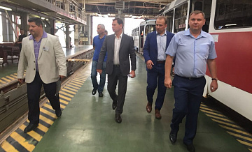 Префект СЗАО посетил Краснопресненское трамвайное депо