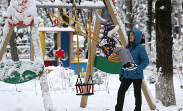 Детские площадки обновили в парке «Покровское-Стрешнево»
