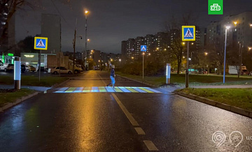 Новый тип подсветки перехода установили на Таллинской